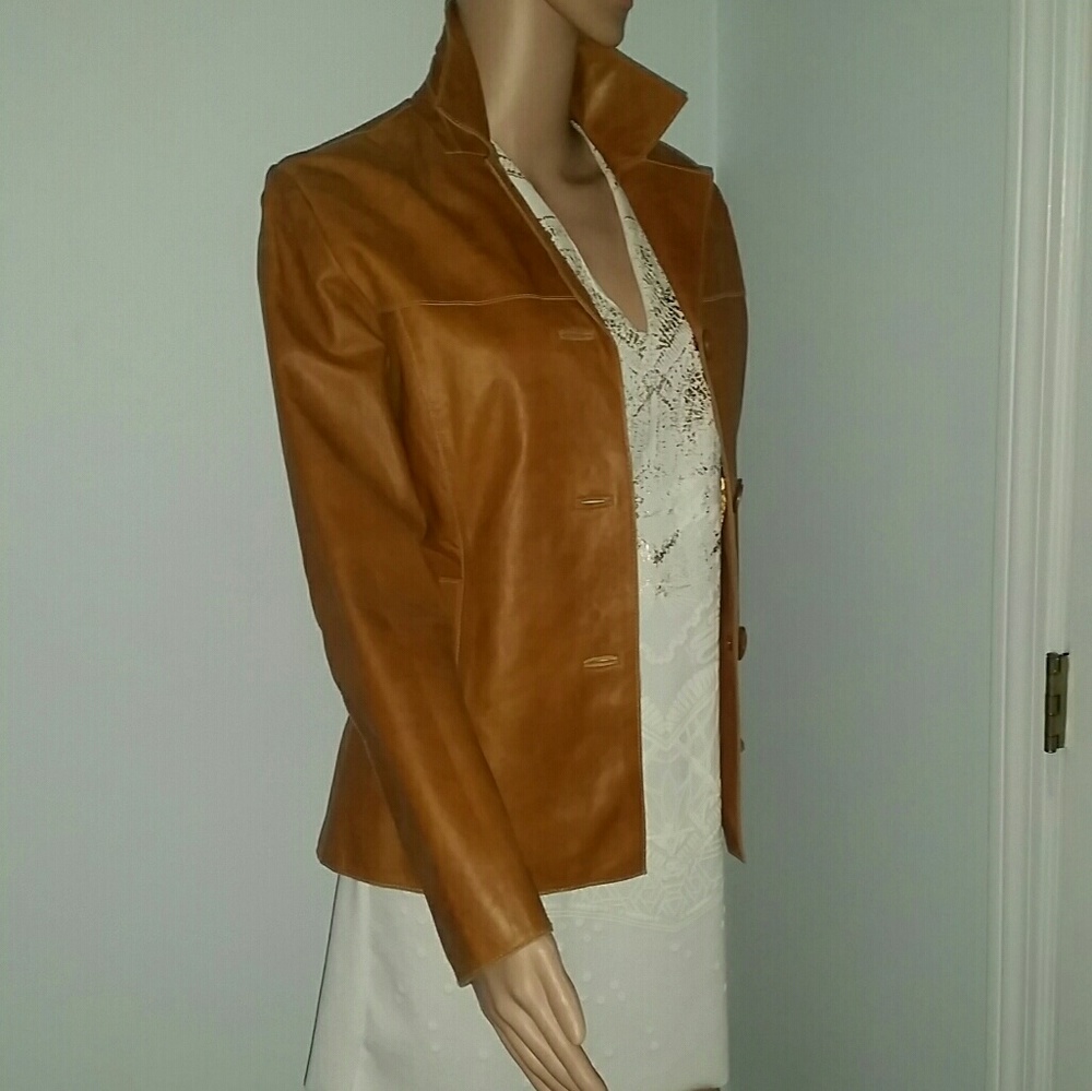 Vintage Mossimo Leather Jacket - image 3